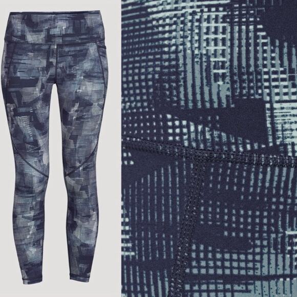 Sweaty Betty Power Pocket Leggings in Frame Navy Blue #4955 XS - Picture 2 of 11